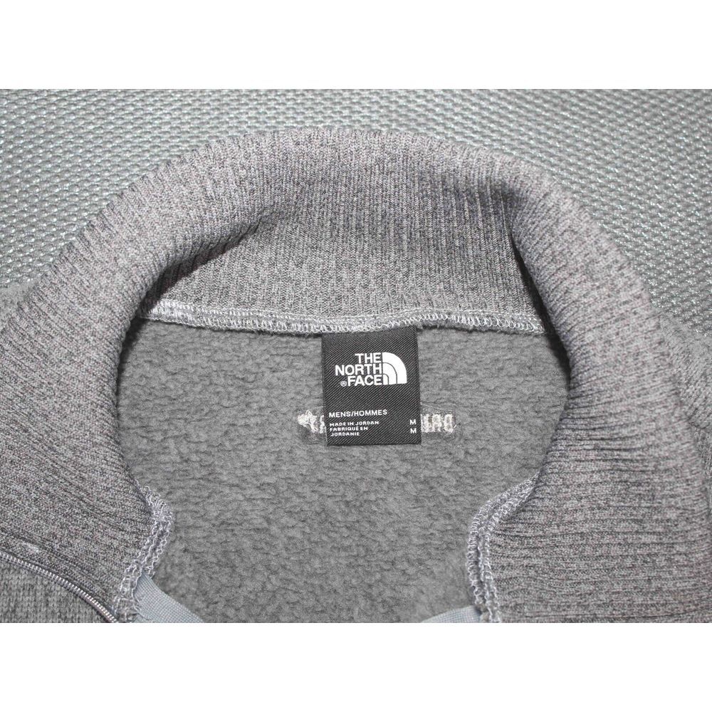 North Face Gray L/S Full-Zip Fleece‎ Jacket Jim Beam Embroidered Mens Size M - Picture 7 of 7